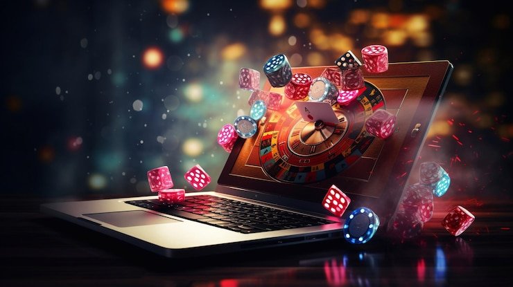 Tampilan permainan slot digital dengan tema dinamis di layar ponsel
